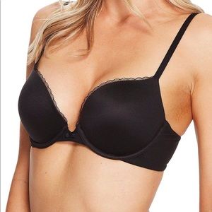 Calvin Klein padded underwire black Demi bra